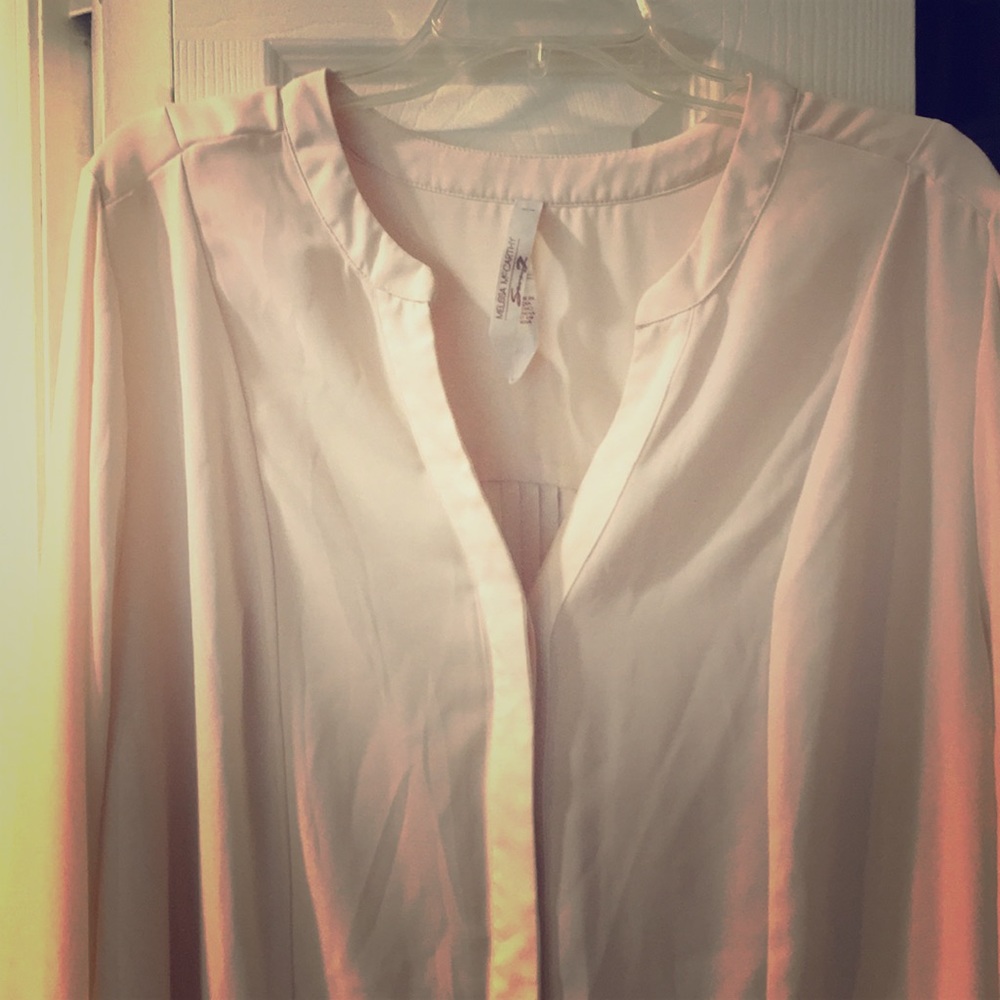 Beautiful Blush Pink Tunic Blouse